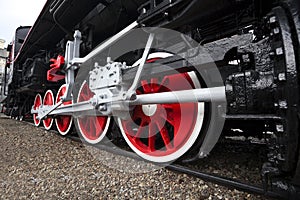 Steam locomotive wheels