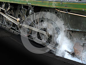 Steam locomotive wheels