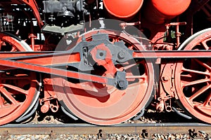 Steam locomotive wheels