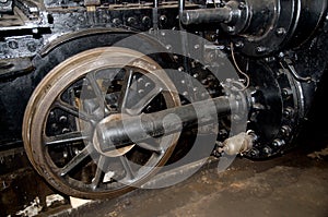 Steam locomotive wheels