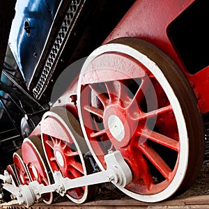 Steam locomotive wheels