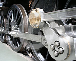 Steam locomotive wheels