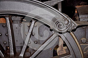 Steam locomotive wheels