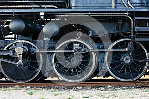 Steam locomotive wheels