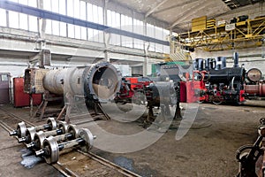 steam locomotives in depot, Banovici, Bosnia and Hercegovina