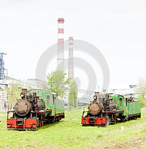 steam locomotives, Kostolac, Serbia