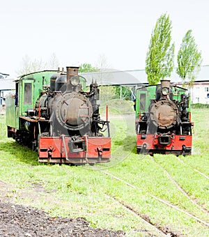 steam locomotives, Kostolac, Serbia