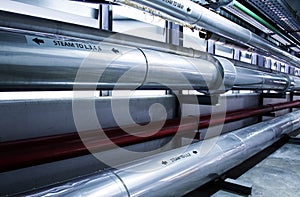 Steam pipelines for industrial plants