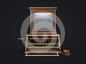 Steam punk vintage computer