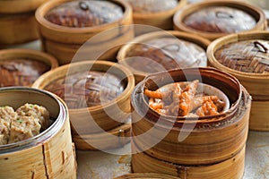 Steam soy sauce chicken feet chilly dim sum dumpling