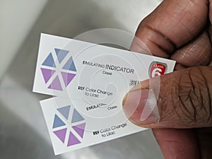 STEAM STERILIZATION INDICATOR STRIPS