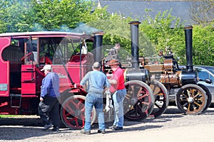 Steam traction engines/
