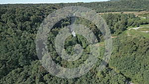 Steam Train Aerial View