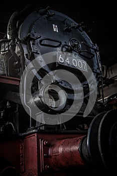 Steam train boiler