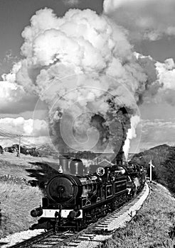 Steam Train in Bronte Country (vintage)