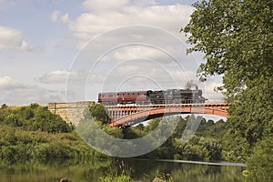 Steam Train and Carriage.