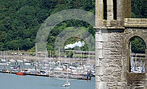 Steam Train in Dartmouth, Devon