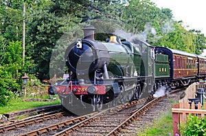 Steam train, Hampton Loade.