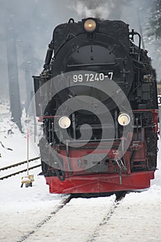 Steam train of the harzer schmalspurbah