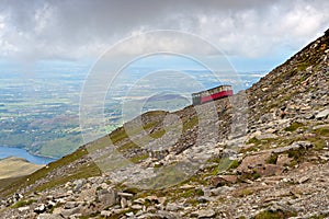 Steam Train heading to Snowdon