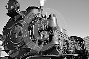 Steam train locomotive