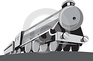 Steam Train Locomotive Retro
