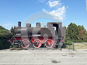 Steam train in Mantova street!