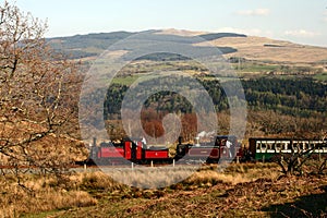 Steam Train in Mountains 10