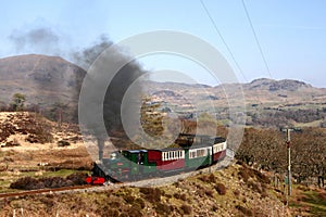 Steam Train in Mountains 8