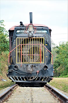 Steam train in the Sugar Mills Valley still used as a tourist train