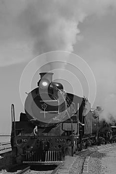 Steam train at Swakopmund, Namibia