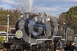 Steam train in Umekoji Steam Locomotive Musuem