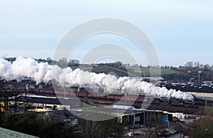 Steam Trains Double Headed Black Fives, Carnforth photo
