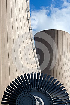 Steam turbine against nuclear plant