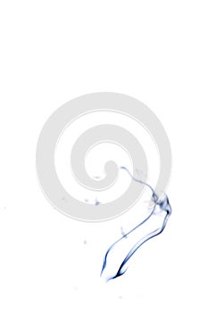 Steam vapor. Blur abstract fog, black smoke or steam mist cloud isolated on white background. Realistic dry ice smoke