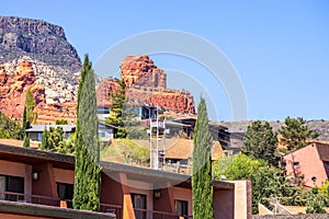 Steamboat rock, Sedona, Arizona, USA