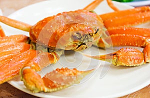 Steamed Alaska King Crab