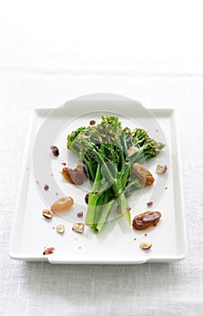 Steamed broccoli rabe photo