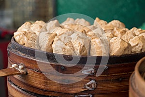 Steamed Chinese Baozi - Traditional Morning Food in China