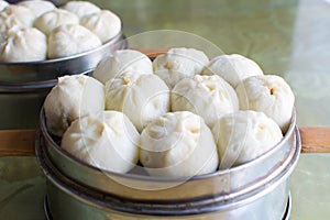 Steamed Chinese Meat Buns Baozi