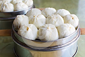 Steamed Chinese Meat Buns Baozi