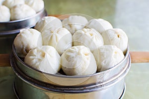 Steamed Chinese Meat Buns Baozi