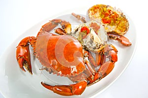 Steamed Crab