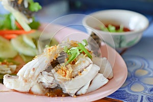 Steamed fish