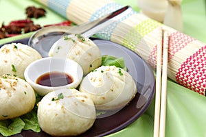 Steamed meat dumpling