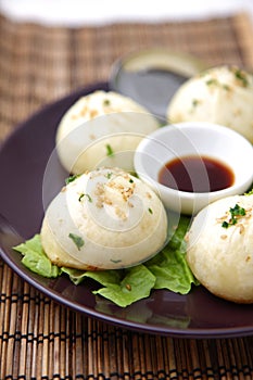 Steamed meat dumpling
