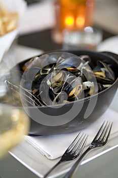 Steamed Mussells
