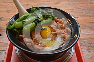Steamed Rice in Clay Pot,chiese snack.