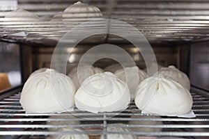 Steamed stuff bun favorite tradtional chinese food in asia.It is a popular snack sold mostly in Chinese restaurants.Another name