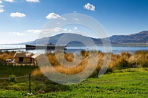 Steamer Yavari on Lake Titicaca